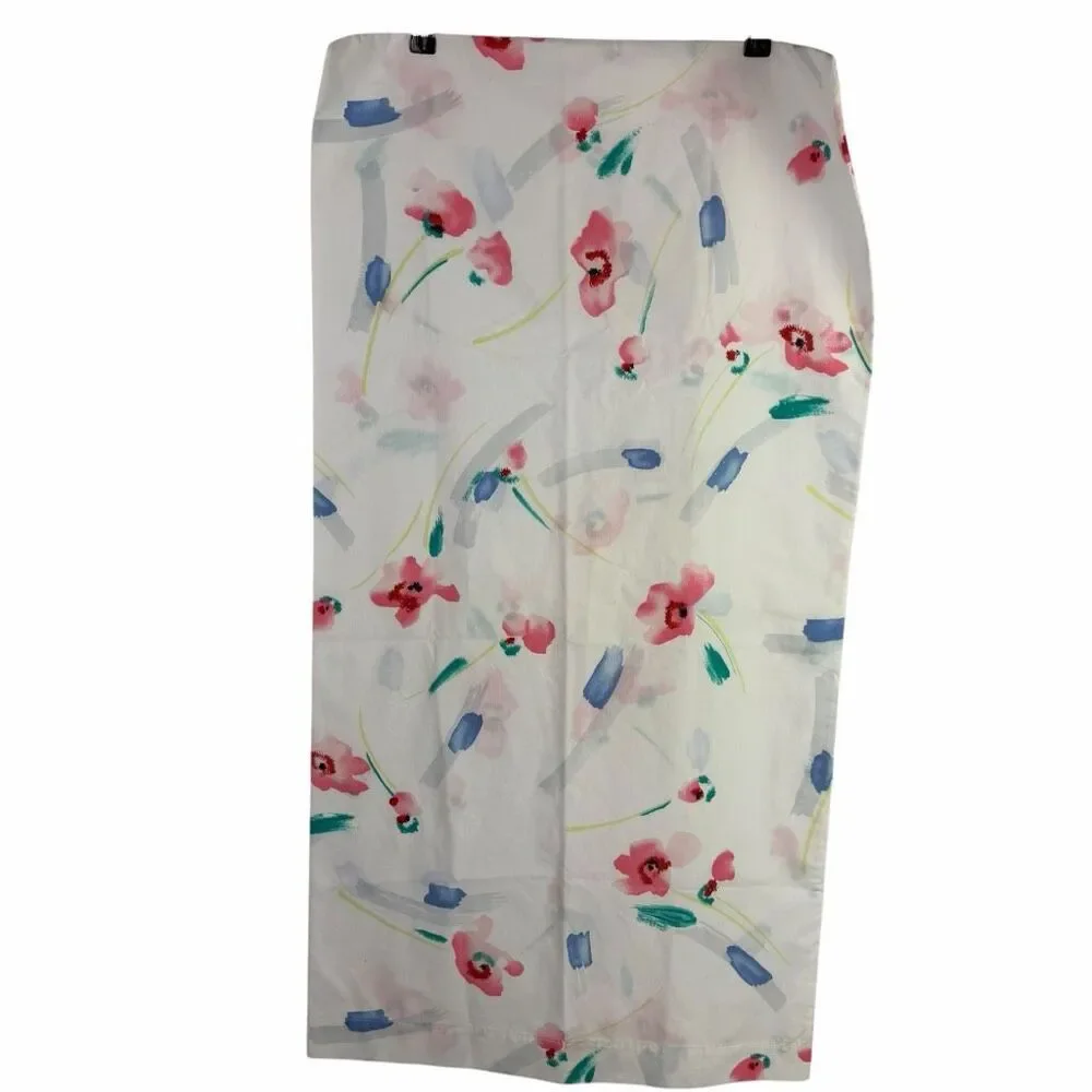 Springmaid King Pillowcase Set White Floral